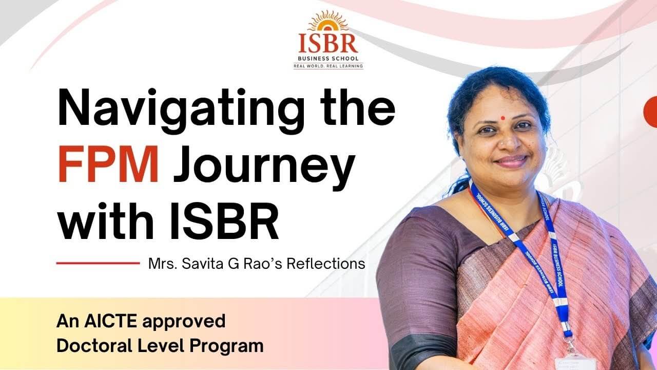 Navigating the FPM Journey — Mrs. Savita G Rao